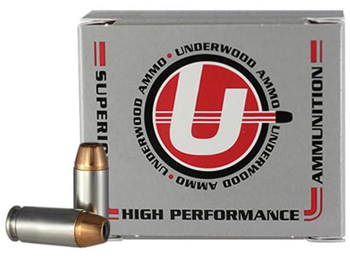 106393.jpg Underwood Ammunition 40 S&W 200 Grain Jacketed Hollow Point Subsonic Box of 20 - Image 1