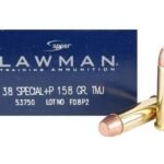 Speer Lawman Ammunition 38 Special +P 158 Grain Total Metal Jacket