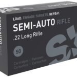 SK Semi-Auto Rifle Ammunition 22 Long Rifle 40 Grain Lead Round Nose