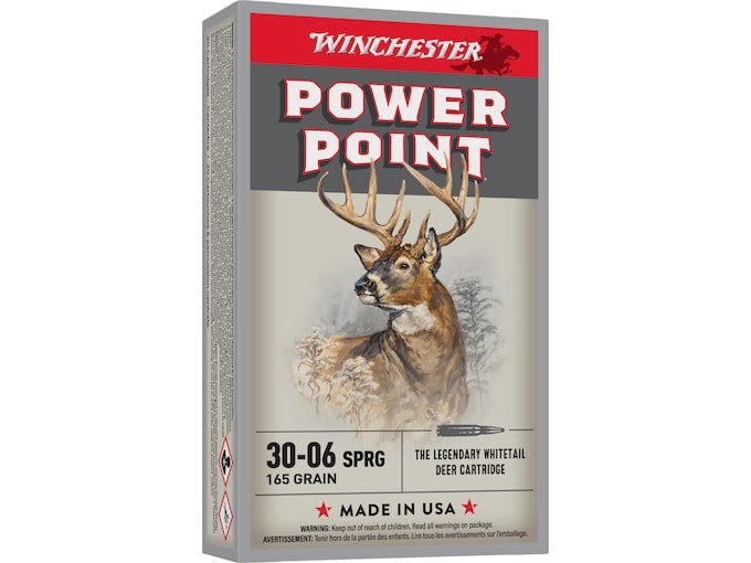 144049.jpg Winchester Power Point Ammunition 30-06 Springfield 165 Grain Power-Point - Image 1