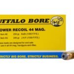 Buffalo Bore Ammunition 44 Remington Magnum 240 Grain Jacketed Hollow Point Low Recoil Box of 20