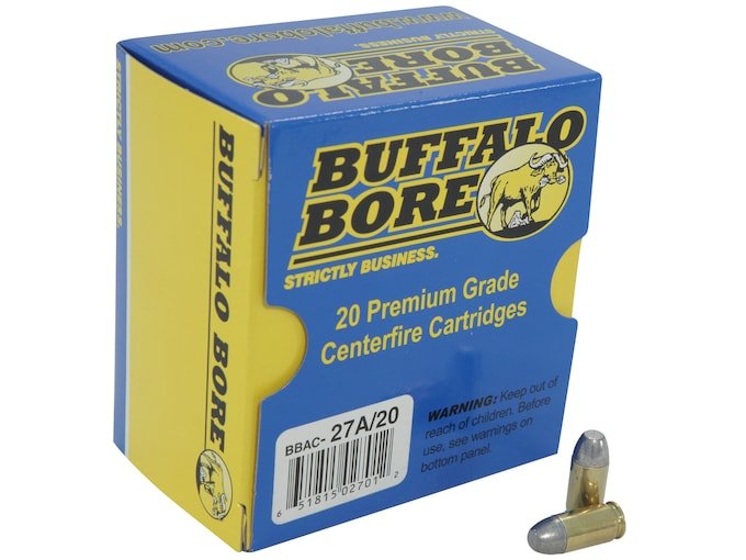 188768.jpg Buffalo Bore Ammunition 380 ACP +P 100 Grain Lead Flat Nose Box of 20 - Image 1