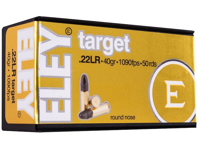 216306.jpg Eley Target Ammunition 22 Long Rifle 40 Grain Lead Round Nose - Image 1