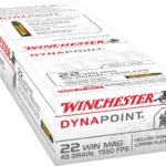 Winchester Dynapoint Ammunition 22 Winchester Magnum Rimfire (WMR) 45 Grain Plated Lead Hollow Point