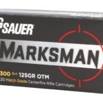 Sig Sauer Marksman Elite Ammunition 300 AAC Blackout 125 Grain Open Tip Match