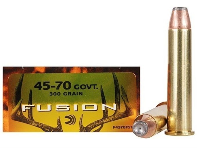 236831.jpg Federal Fusion Ammunition 45-70 Government 300 Grain Bonded Soft Point Box of 20 - Image 1