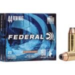 Federal Power-Shok Ammunition 44 Remington Magnum 180 Grain Jacketed Hollow Point Box of 20