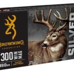 Browning Silver Series Ammunition 300 Winchester Magnum 180 Grain Jacketed Soft Point Box of 20