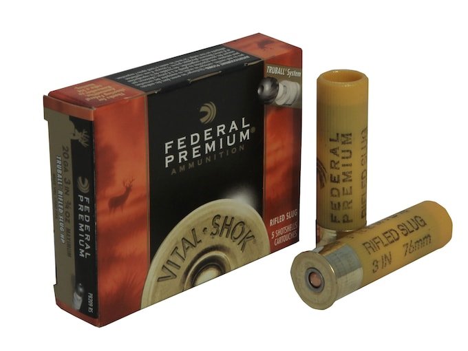 248527.jpg Federal Premium Vital-Shok Ammunition 20 Gauge 3" 3/4 oz TruBall Hollow Point Rifled Slug - Image 1