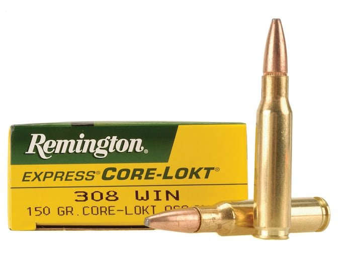 248766.jpg Remington Core-Lokt Ammunition 308 Winchester 150 Grain Core-Lokt Pointed Soft Point Box of 20 - Image 1