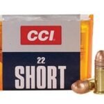 CCI Ammunition 22 Short 29 Grain Copper Plated Lead Round Nose