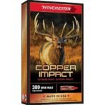 Winchester Copper Impact Ammunition 300 Winchester Magnum 180 Grain Copper Extreme Point Polymer Tip Lead Free Box of 20