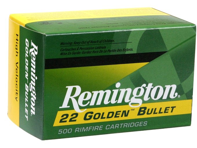 267849.jpg Remington Golden Bullet Ammunition 22 Long Rifle 40 Grain High Velocity Plated Lead Round Nose - Image 1
