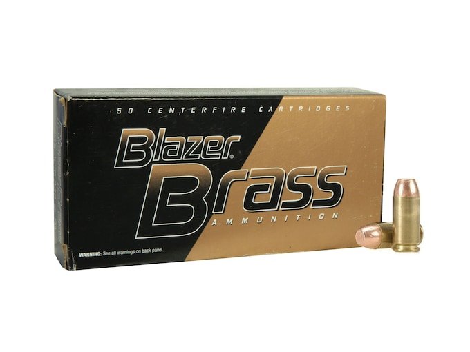 294812.jpg Blazer Brass Ammunition 40 S&W 165 Grain Full Metal Jacket - Image 1
