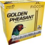 Fiocchi Golden Pheasant Ammunition 20 Gauge 3" 1-1/4 oz #6 Nickel Plated Shot Box of 25