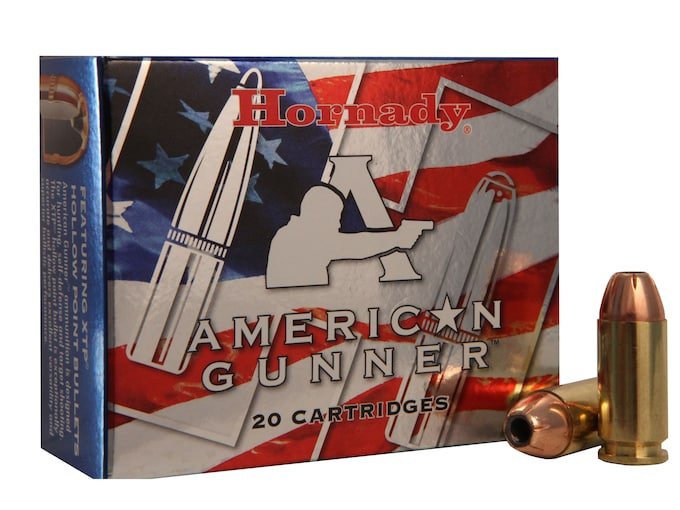 312624-1.jpg Hornady American Gunner Ammunition 10mm Auto 155 Grain XTP Jacketed Hollow Point Box of 20 - Image 1