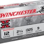 Winchester Super-X Ammunition 12 Gauge 2-3/4" Buffered 00 Buckshot 9 Pellets