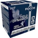 Fiocchi High Velocity Ammunition 28 Gauge 2 3/4" 3/4  oz #8 Chilled Lead Shot