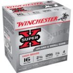 Winchester Super-X High Brass Ammunition 16 Gauge 2-3/4" 1-1/8 oz #4 Shot