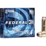 Federal Power-Shok Ammunition 44 Remington Magnum 240 Grain Jacketed Hollow Point Box of 20