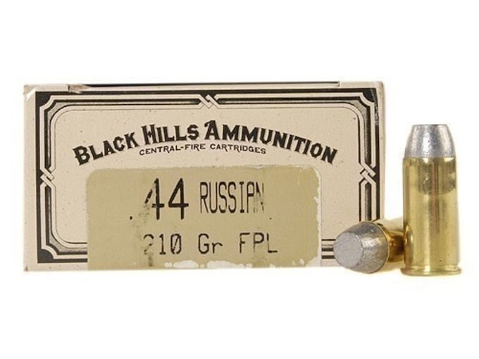 387233.jpg Black Hills Cowboy Action Ammunition 44 Russian 210 Grain Lead Flat Point Box of 50 - Image 1