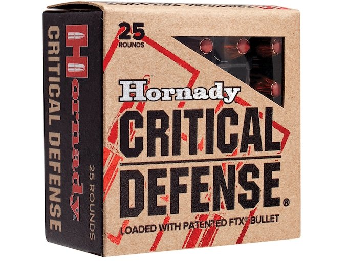 388966.jpg Hornady Critical Defense Ammunition 5.7x28mm FN 40 Grain FTX Box of 25 - Image 1