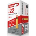 Aguila Super Maximum Ammunition 22 Long Rifle 30 Grain Plated Lead Round Nose