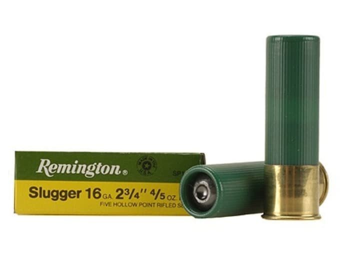 413280.jpg Remington Slugger Ammunition 16 Gauge 2-3/4" 4/5 oz Rifled Slug - Image 1
