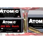 Atomic Match Ammunition 308 Winchester 168 Grain Nosler Custom Competition Hollow Point Boat Tail Box of 100