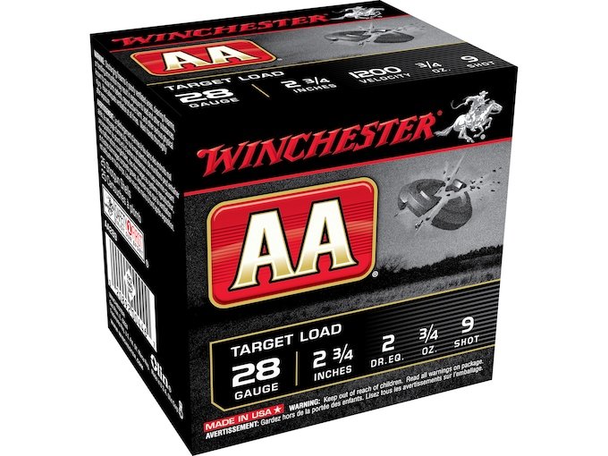 414141.jpg Winchester AA Target Ammunition 28 Gauge 2-3/4" 3/4 oz - Image 1