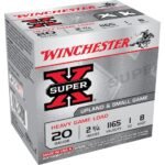 Winchester Super-X Heavy Game Load Ammunition 20 Gauge 2-3/4" 1 oz #8 Shot