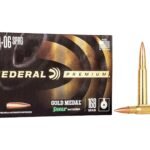 Federal Premium Gold Medal Ammunition 30-06 Springfield 168 Grain Sierra MatchKing Hollow Point Boat Tail Box of 20