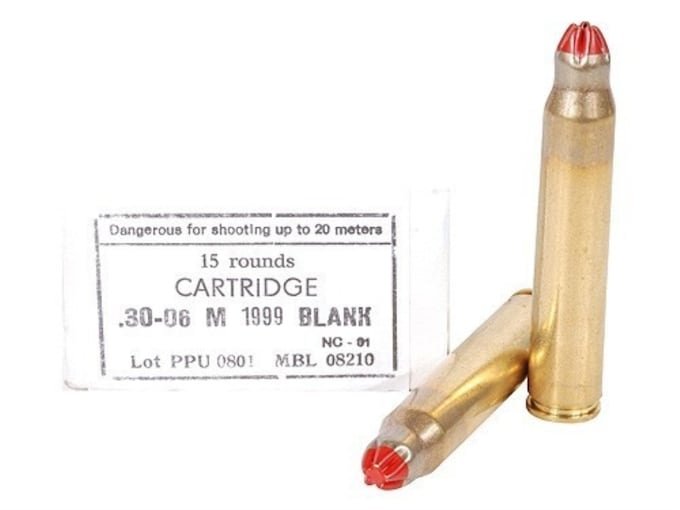 460730.jpg Prvi Partizan Ammunition 30-06 Springfield M-1999 (Standard Case) Blank Box of 15 - Image 1