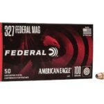 Federal American Eagle Ammunition 327 Federal Magnum 100 Grain Jacketed Soft Point Box of 50