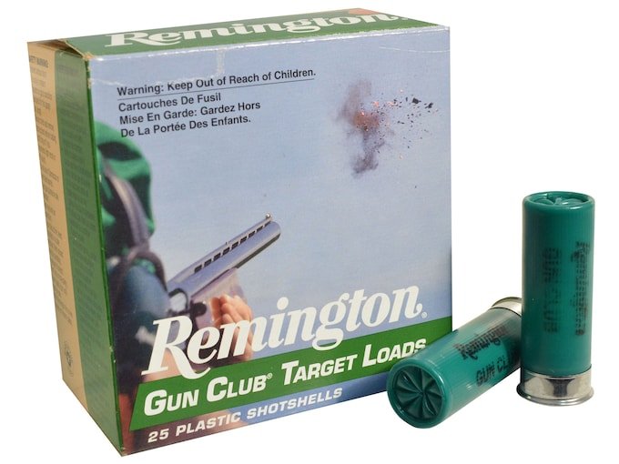 468752.jpg Remington Gun Club Target Ammunition 12 Gauge 2-3/4" 1-1/8 oz #9 Shot - Image 1