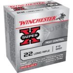 Winchester Super-X Ammunition 22 Long Rifle 25 Grain #12 Shot Shotshell Box of 50