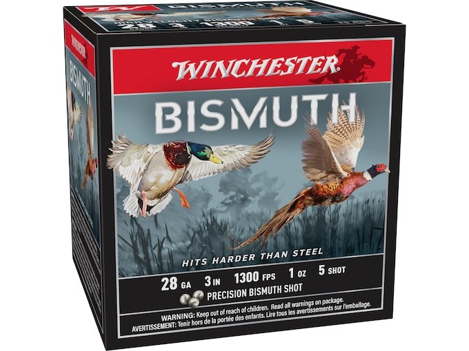 Winchester Bismuth 28 Gauge ammo - Winchester 28ga bismuth loads non-toxic shot