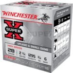 Winchester Super-X High Brass Ammunition 28 Gauge 2-3/4" 3/4 oz #6 Shot