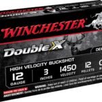 Winchester Double X Ammunition 12 Gauge 3" Buffered 00 Copper Plated Buckshot 12 Pellets