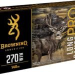 Browning Long Range Pro Hunter Ammunition 270 Winchester 140 Grain Sierra GameChanger Tipped GameKing Box of 20