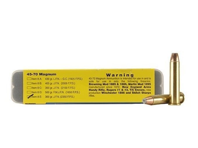 550797.jpg Buffalo Bore Ammunition 45-70 Government 300 Grain Jacketed Hollow Point Box of 20 - Image 1