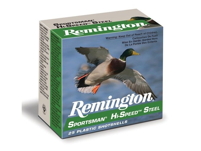 553574.jpg Remington Sportsman Hi-Speed Ammunition 20 Gauge 3" 1 oz #2 Non-Toxic Steel Shot - Image 1