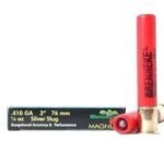 Brenneke USA Magnum Ammunition 410 Bore 3" 1/4 oz Silver Rifled Slug Box of 5