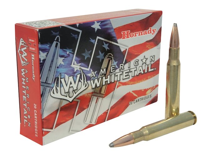 559315.jpg Hornady American Whitetail Ammunition 30-30 Winchester 150 Grain Interlock Round Nose Box of 20 - Image 1