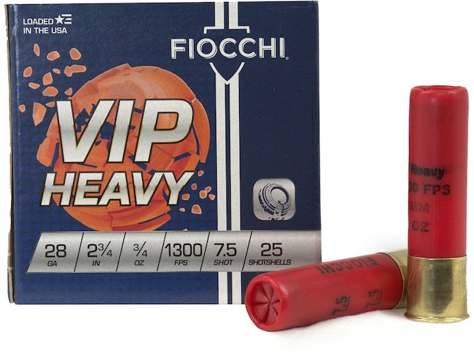 562623.jpg Fiocchi Exacta Heavy Target Ammunition 28 Gauge 2 3/4" 3/4 oz #7.5 Shot - Image 1