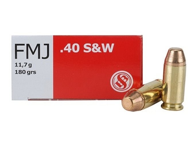 568658.jpg Sellier & Bellot Ammunition 40 S&W 180 Grain Full Metal Jacket - Image 1