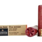 Federal Premium Vital-Shok Ammunition 12 Gauge 3" Buffered 00 Copper Plated Buckshot 12 Pellets Flitecontrol Wad