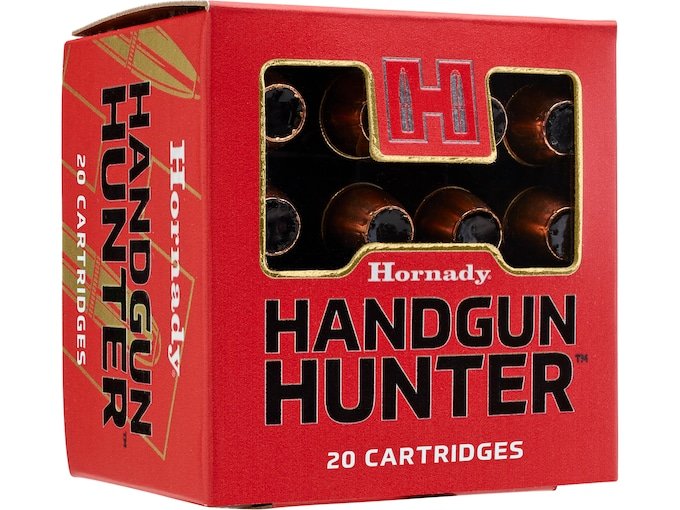 581350.jpg Hornady Handgun Hunter Ammunition 40 S&W 135 Grain MonoFlex Lead-Free Box of 20 - Image 1