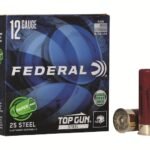 Federal Top Gun 1300 Ammunition 12 Gauge 2-3/4" 1-1/8 oz #7-1/2 Non-Toxic Steel Shot Paper Wad