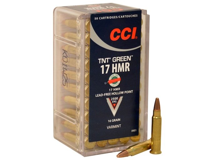 597385.jpg CCI 17 HMR 16 Grain Speer TNT Green Lead-Free - Precision, Speed & Sustainability in Every Shot - Image 1
